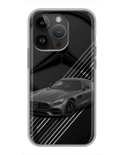 Чохол для iPhone 14 Pro з картинкою «Mercedes AMG — графіка»