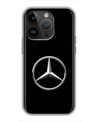 Чохол для iPhone 14 Pro з картинкою «Mercedes класичний лого»