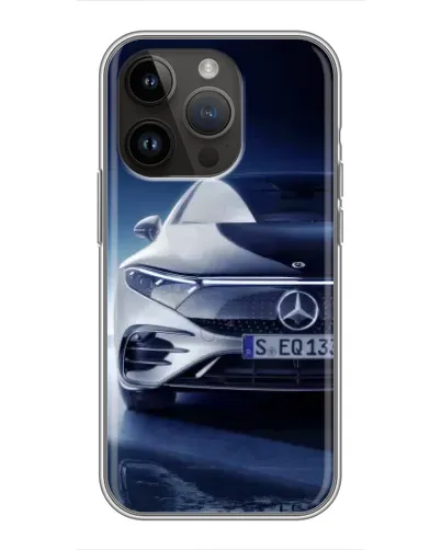 Чохол для iPhone 14 Pro з картинкою «Mercedes EQ — майбутнє»