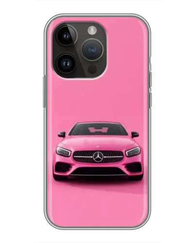 Чохол для iPhone 14 Pro з картинкою «Рожевий Mercedes AMG» Чохол для iPhone 14 Pro з картинкою «Рожевий Mercedes AMG»