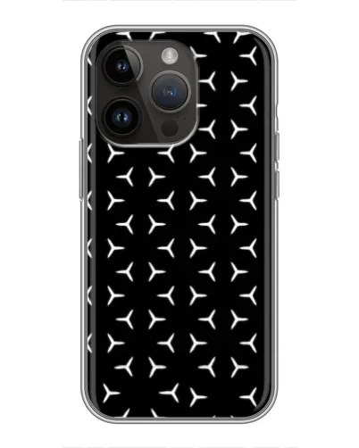 Чохол для iPhone 14 Pro з картинкою «Mercedes паттерн зірок» Чохол для iPhone 14 Pro з картинкою «Mercedes паттерн зірок»