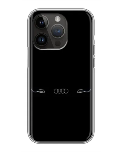 Чохол для iPhone 14 Pro з картинкою «Audi — світловий підпис»