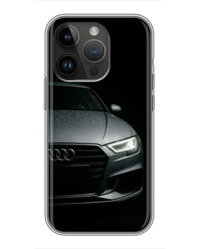 Чохол для iPhone 14 Pro з картинкою «Audi — деталізація кузова»