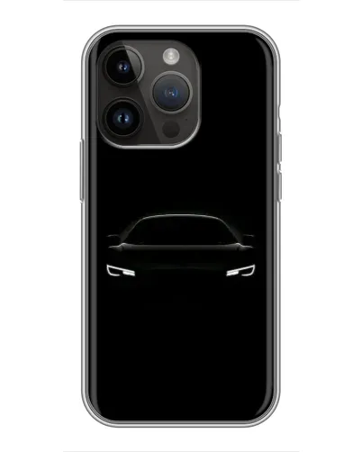 Чохол для iPhone 14 Pro з картинкою «Погляд Audi у темряві»