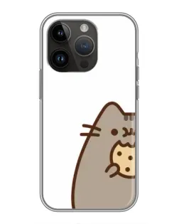 Чохол для iPhone 14 Pro з картинкою «Пушин з печивом»