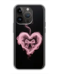 Чохол для iPhone 14 Pro з картинкою «Димчасте серце»