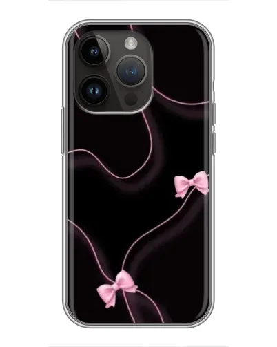 Чохол для iPhone 14 Pro з картинкою «Рожеві стрічки» Чохол для iPhone 14 Pro з картинкою «Рожеві стрічки»
