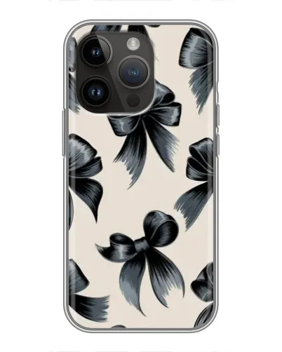 Чохол для iPhone 14 Pro з картинкою «Банти Coquette» Чохол для iPhone 14 Pro з картинкою «Банти Coquette»