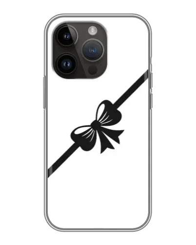 Чохол для iPhone 14 Pro з картинкою «Діагональний бант» Чохол для iPhone 14 Pro з картинкою «Діагональний бант»
