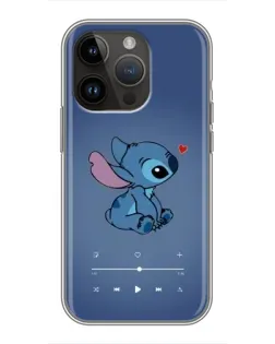 Чехол для iPhone 14 Pro с картинкой «Музыкальный Stitch»