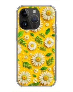 Чохол для iPhone 14 Pro з картинкою «Ромашкове сонце» Чохол для iPhone 14 Pro з картинкою «Ромашкове сонце»
