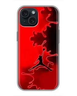 Чехол для iPhone 14 с картинкой «Jordan Red Smoke»