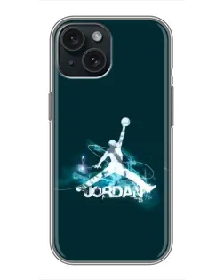 Чехол для iPhone 14 с картинкой «Jordan Blue Fire»