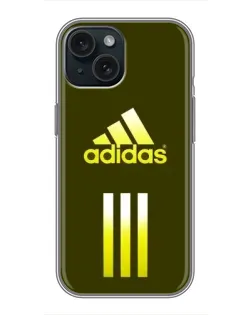 Чохол для iPhone 14 з картинкою «Оливковий градієнт Adidas»