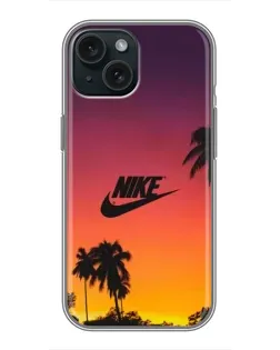 Чохол для iPhone 14 з картинкою «Nike на заході сонця»
