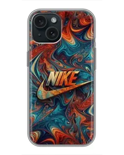 Чохол для iPhone 14 з картинкою «Nike в абстракції»