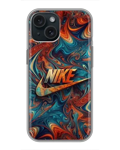 Чохол для iPhone 14 з картинкою «Nike в абстракції» Чохол для iPhone 14 з картинкою «Nike в абстракції»