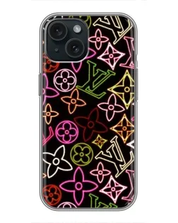 Чохол для iPhone 14 з картинкою «Неоновий мікс Nike»