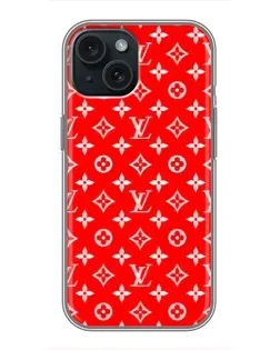 Чохол для iPhone 14 з картинкою «Яскравий паттерн LV»