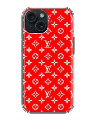 Чохол для iPhone 14 з картинкою «Яскравий паттерн LV»