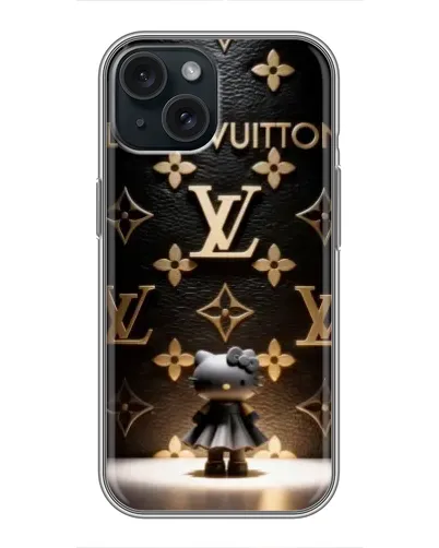Чохол для iPhone 14 з картинкою «Монограма з фігурою»