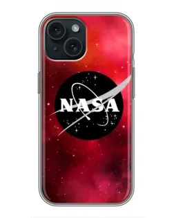 Чохол для iPhone 14 з картинкою «NASA — червона туманність»