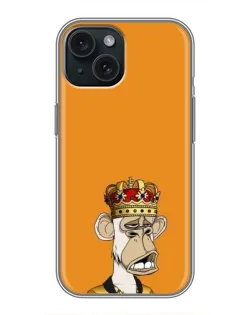 Чохол для iPhone 14 з картинкою «Золота мавпа Bored Ape»