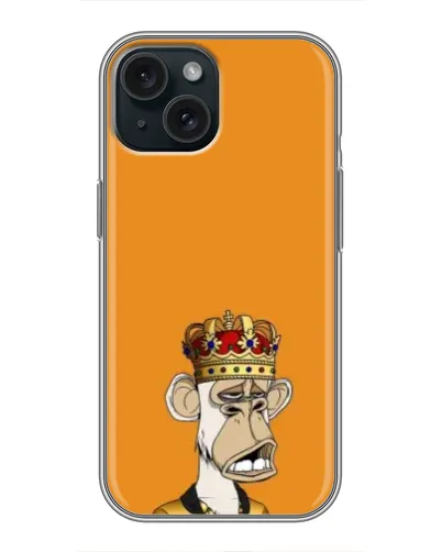 Чехол для iPhone 14 с картинкой «Золотая обезьяна Bored Ape» Чехол для iPhone 14 с картинкой «Золотая обезьяна Bored Ape»