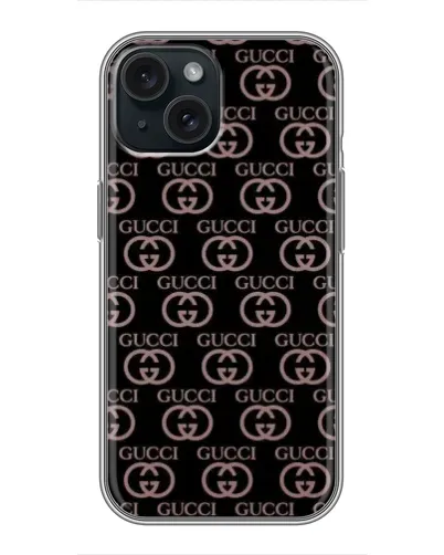 Чехол для iPhone 14 с картинкой «Классическая монограмма Gucci» Чехол для iPhone 14 с картинкой «Классическая монограмма Gucci»