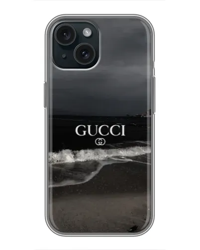 Чехол для iPhone 14 с картинкой «Gucci — морской прибой» Чехол для iPhone 14 с картинкой «Gucci — морской прибой»