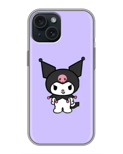 Чохол для iPhone 14 з картинкою «Kuromi — ніжний фіолетовий»