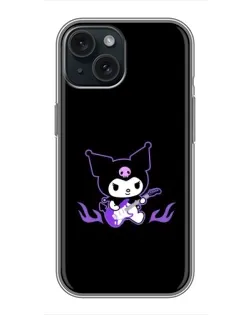 Чохол для iPhone 14 з картинкою «Електрична Kuromi» Чохол для iPhone 14 з картинкою «Електрична Kuromi»
