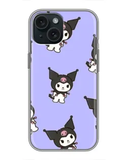 Чохол для iPhone 14 з картинкою «Паттерн з Kuromi» Чохол для iPhone 14 з картинкою «Паттерн з Kuromi»