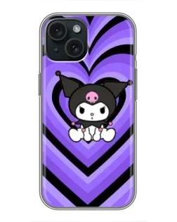 Чохол для iPhone 14 з картинкою «Kuromi та фіолетові серця» Чохол для iPhone 14 з картинкою «Kuromi та фіолетові серця»
