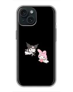 Чохол для iPhone 14 з картинкою «My Melody та Kuromi» Чохол для iPhone 14 з картинкою «My Melody та Kuromi»