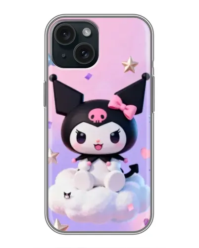 Чохол для iPhone 14 з картинкою «Рок-зірка Kuromi»