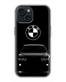 Чохол для iPhone 14 з картинкою «BMW — погляд з темряви»