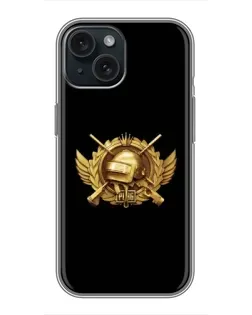Чохол для iPhone 14 з картинкою «PUBG — помаранчевий градієнт»