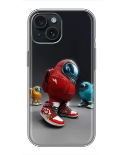 Чехол для iPhone 14 с картинкой «Among Us — 3D стиль»