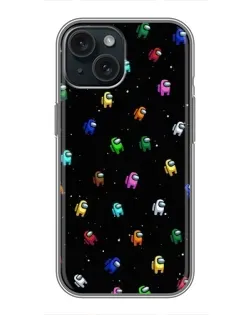 Чехол для iPhone 14 с картинкой «Экипаж Among Us»