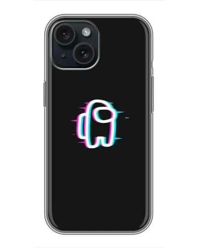 Чехол для iPhone 14 с картинкой «Among Us неон» Чехол для iPhone 14 с картинкой «Among Us неон»