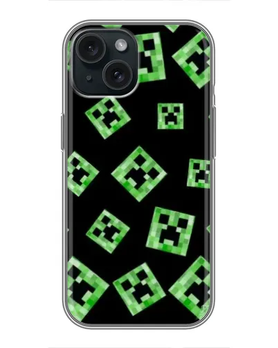 Чохол для iPhone 14 з картинкою «Паттерн з кріперами»