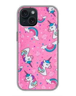 Чохол для iPhone 14 з картинкою «Unicorn паттерн рожевий» Чохол для iPhone 14 з картинкою «Unicorn паттерн рожевий»