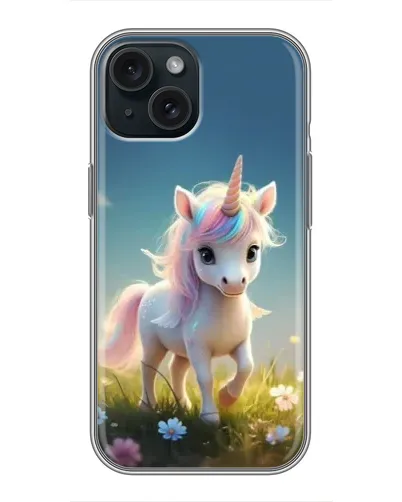 Чохол для iPhone 14 з картинкою «Єдиноріг на галявині» Чохол для iPhone 14 з картинкою «Єдиноріг на галявині»