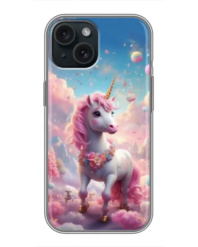Чохол для iPhone 14 з картинкою «Єдиноріг серед хмар» Чохол для iPhone 14 з картинкою «Єдиноріг серед хмар»