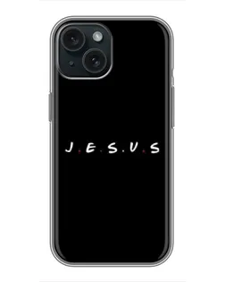 Чохол для iPhone 14 з картинкою «Крапки віри J.E.S.U.S.»