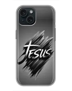 Чохол для iPhone 14 з картинкою «Напис Jesus Graffiti»
