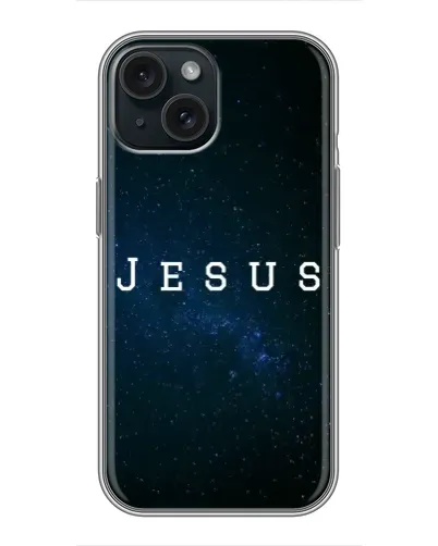 Чохол для iPhone 14 з картинкою «Зоряне небо Jesus»