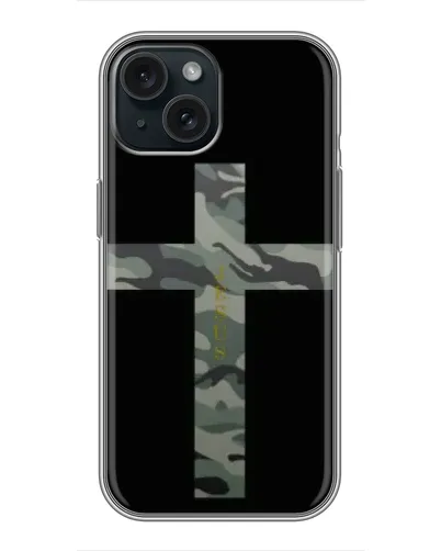 Чохол для iPhone 14 з картинкою «Мілітарі Хрест»