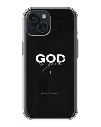 Чохол для iPhone 14 з картинкою «GOD — Бог над усім»